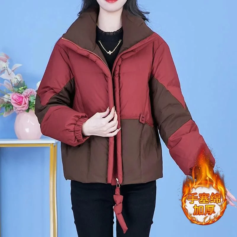 高级感洋气减龄棉服女2025年秋冬季新款流行时尚潮流百搭气质外套