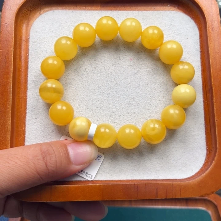 琥珀未镶嵌珠宝奇石M68号12+杨枝甘露浓蜡