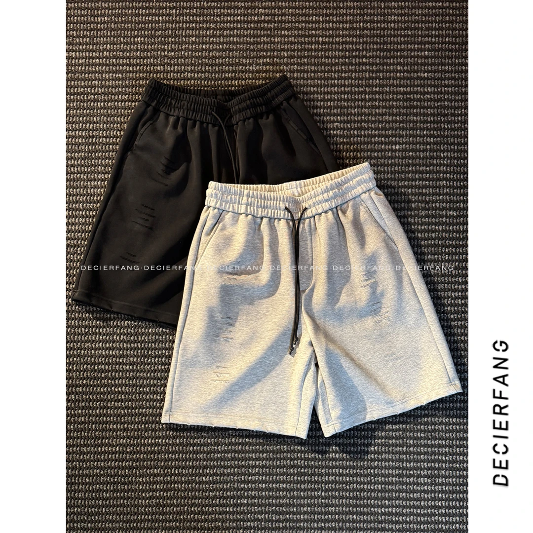 25ss多口袋工装短裤男宽松直筒五分裤美式休闲痞帅潮