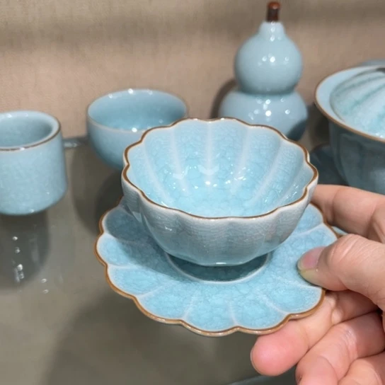 瓷片大宋名窑汝瓷茶具