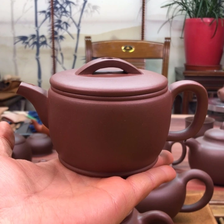 紫砂茶壶微瑕汉瓦