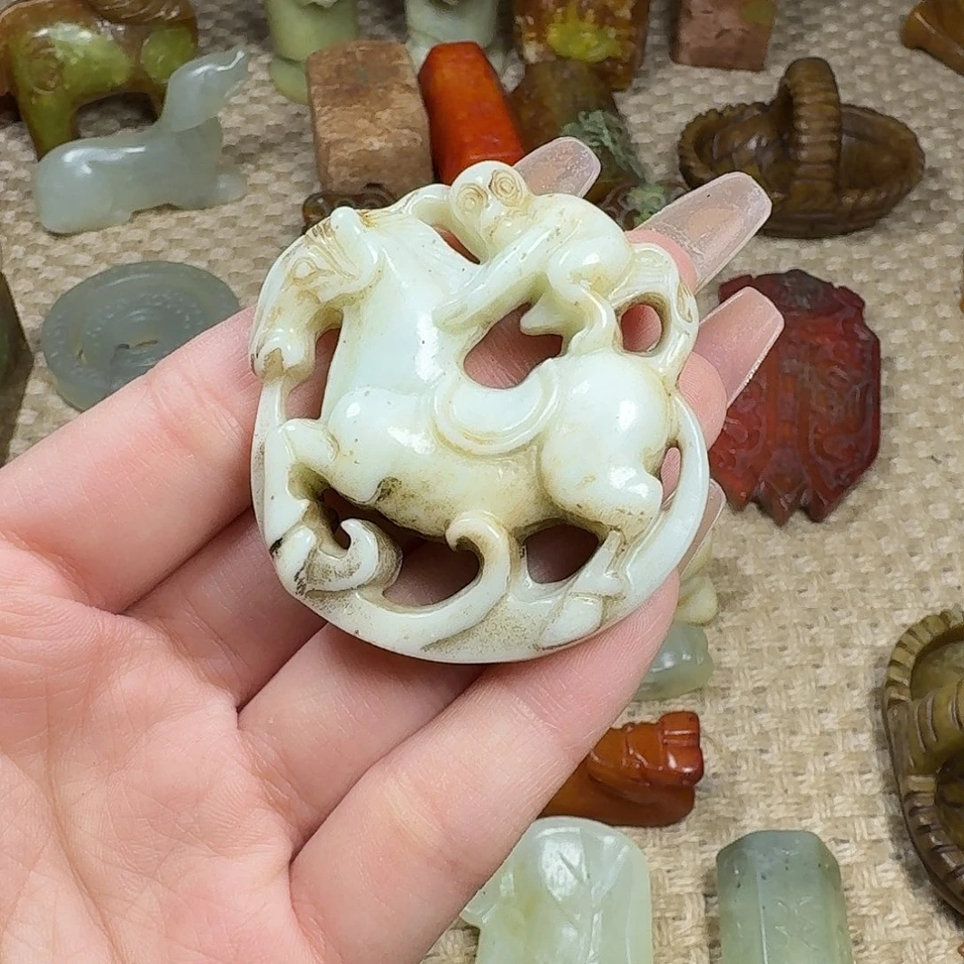 白玉菩提吊坠挂件