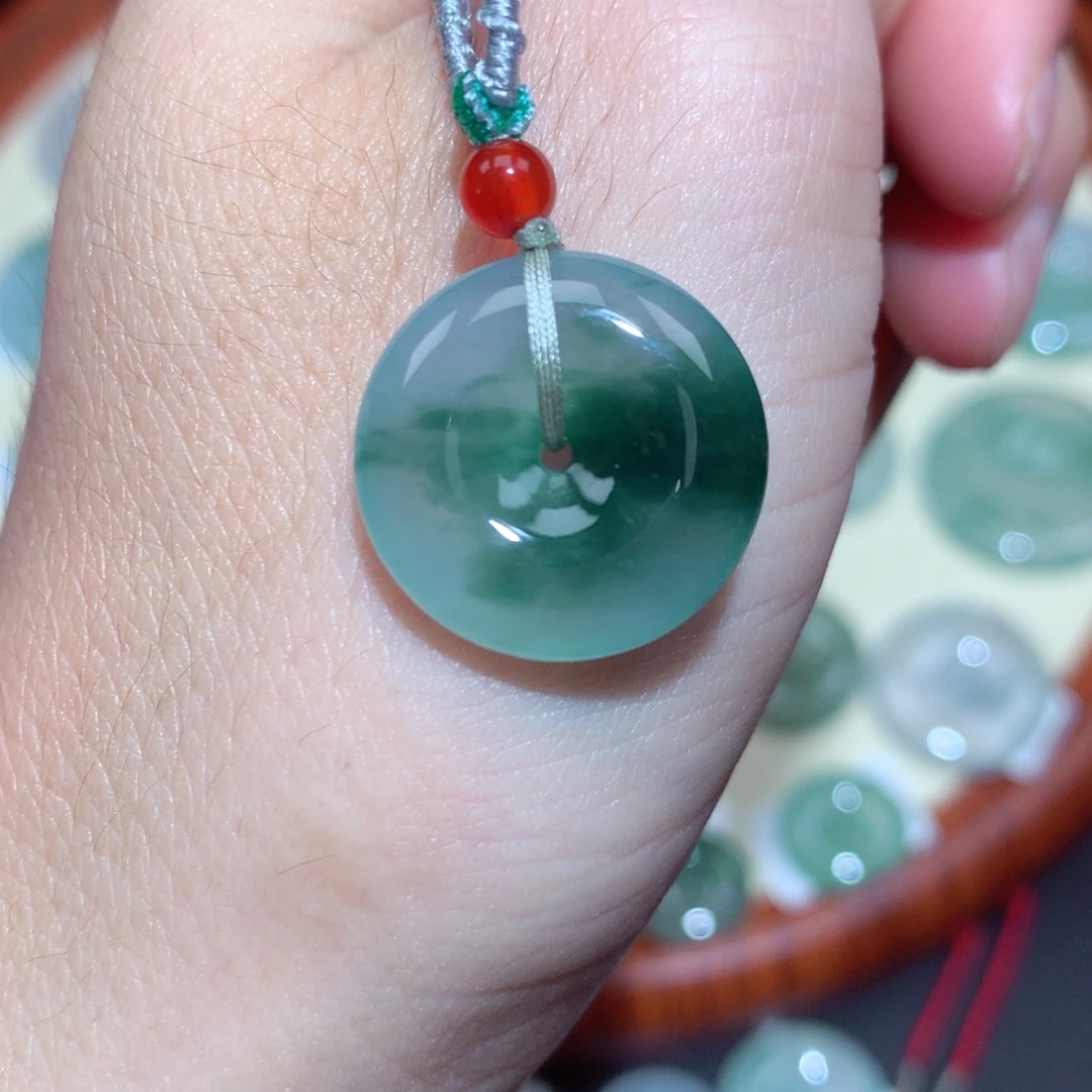 翡翠未镶嵌颈饰翡翠吊坠6