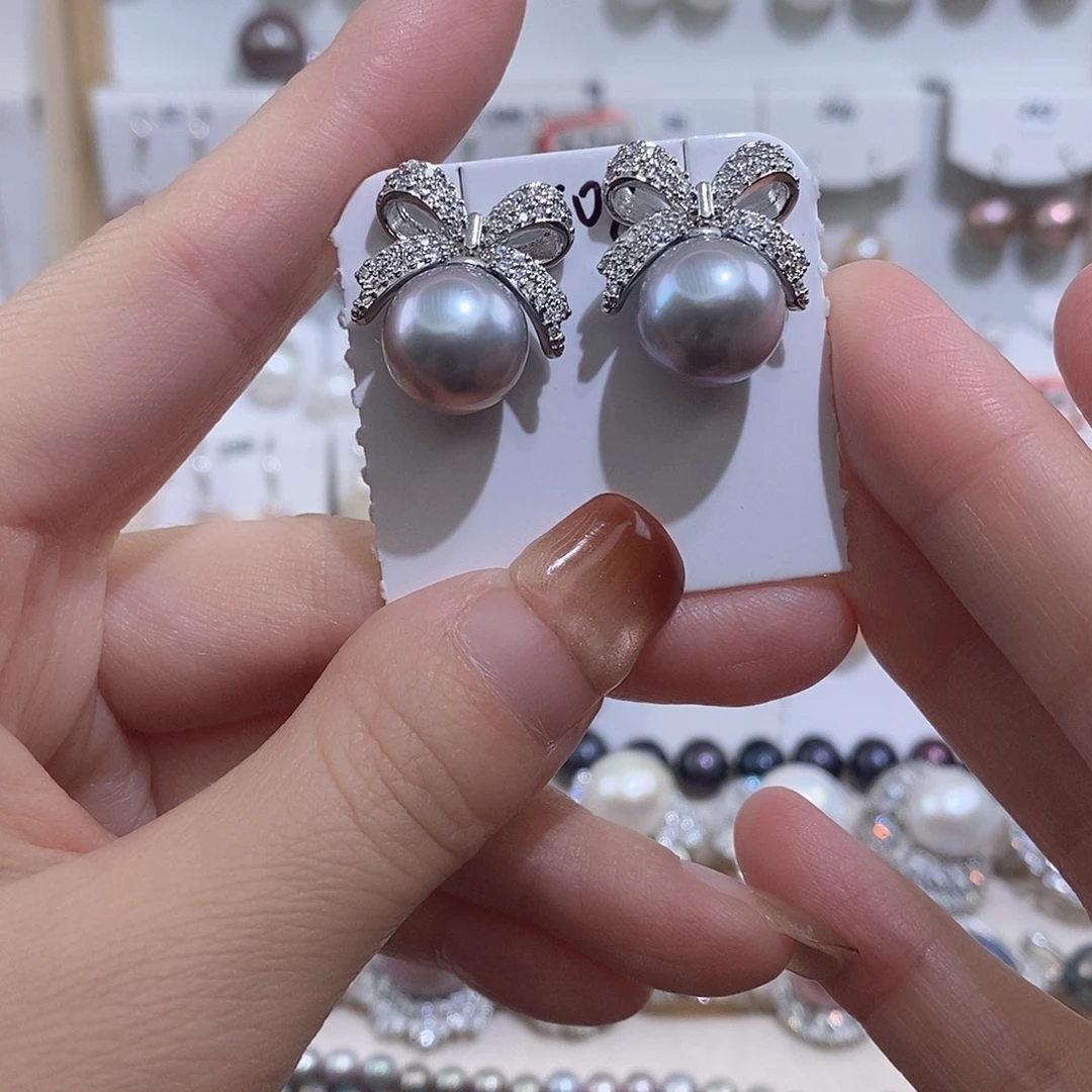 耳饰淡水珍珠未镶嵌w11.5