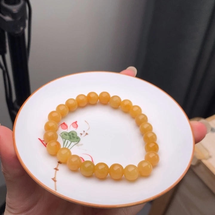 段***子翡翠未镶嵌手链翡翠y1427 卡7.5