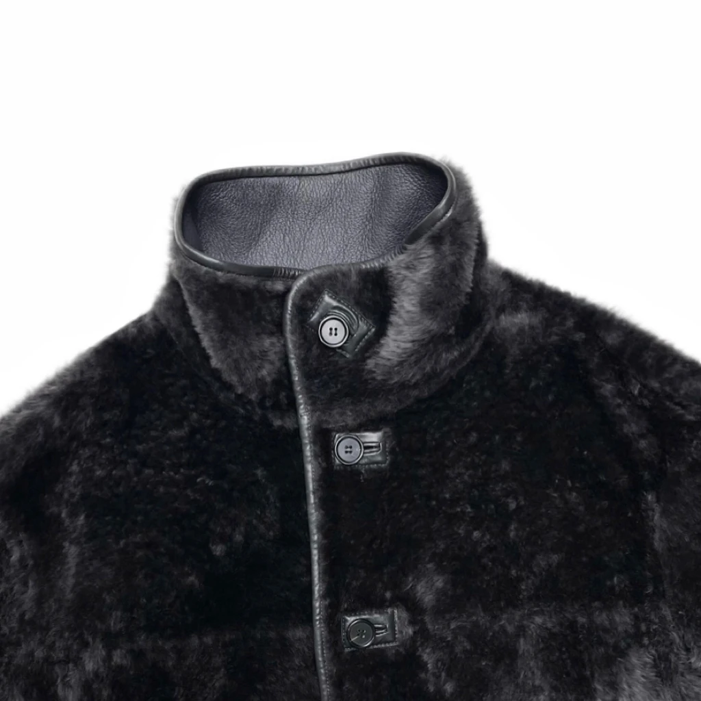 Loosen Up【双面幻镜】LEM奢级！米诺皮毛一体廓形显瘦立领两穿皮草