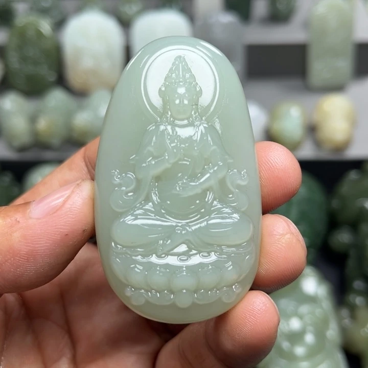 和田玉挂件未镶嵌玉****9