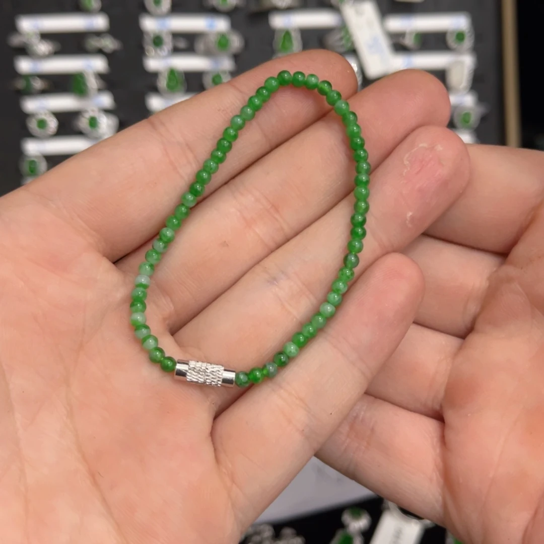 翡翠戒指未镶嵌翡翠手链