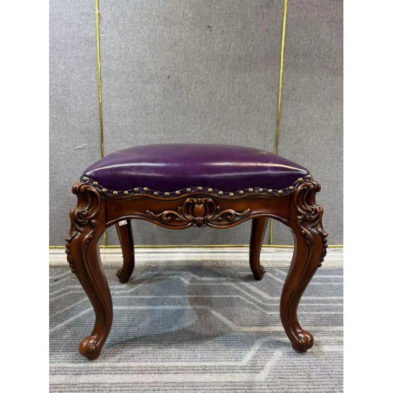ZD711妆凳550*440*480 美式脚踏坐具