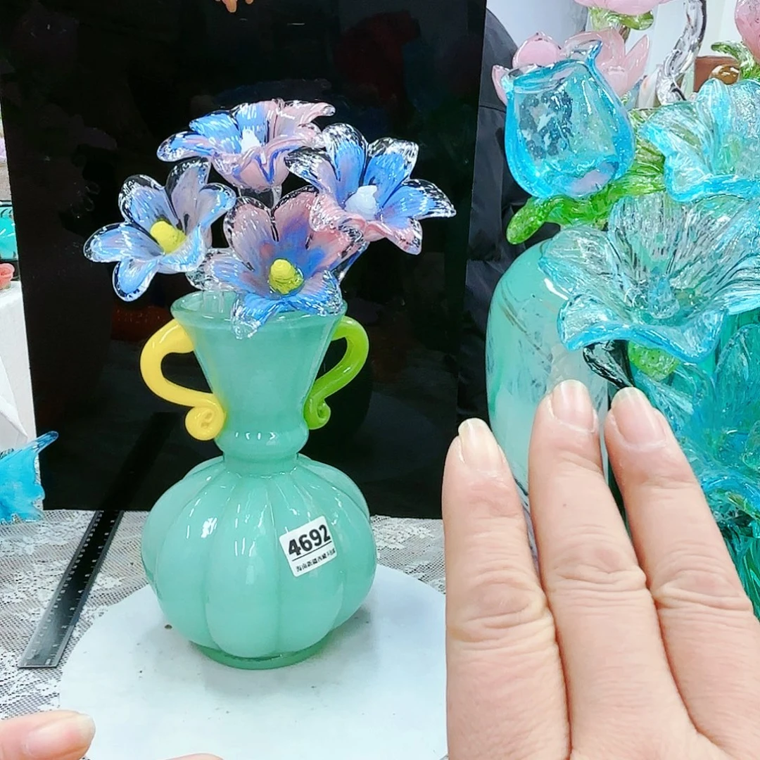 福利不退不换琉璃花瓶艺术品