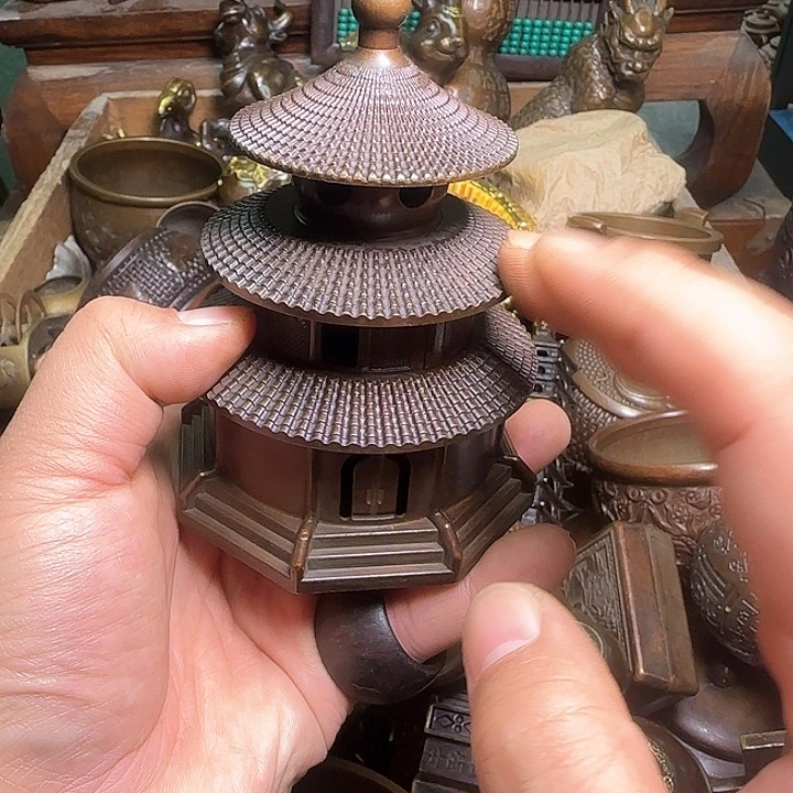 铜器办公室茶室摆件