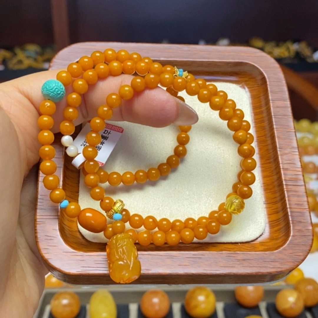 【闪购商品】蜜蜡手链未镶嵌手串