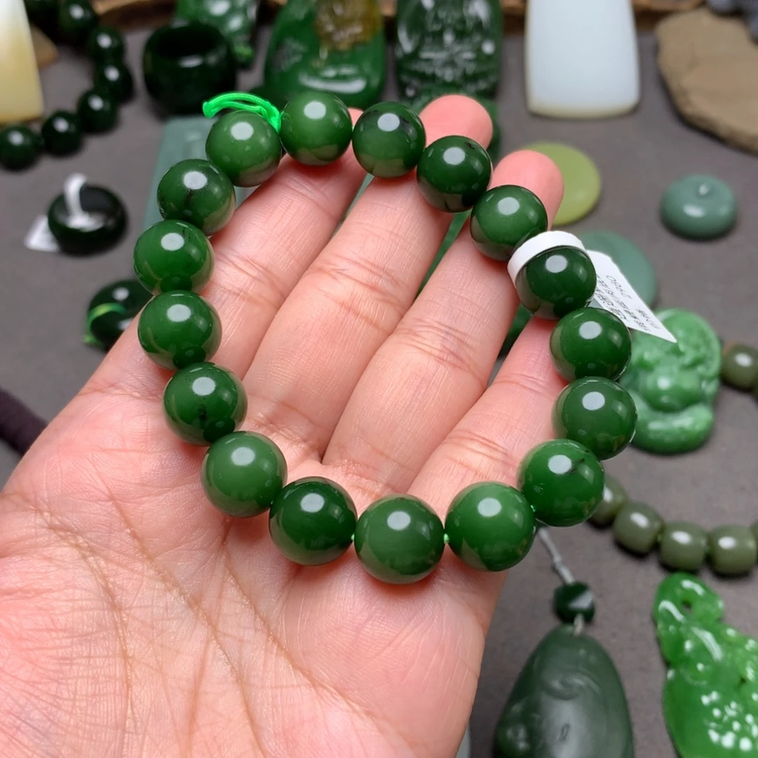 和田玉未镶嵌手串