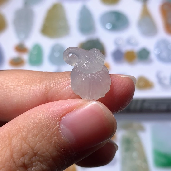 未镶嵌定制翡翠银杏叶