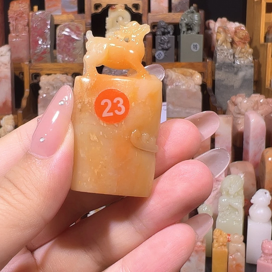 ****昌化石印石手工制作