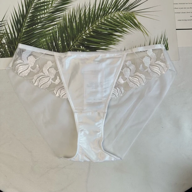 A31-黛*Premium低腰三角内裤74R6940性感蕾丝柔软可配文胸11R1957