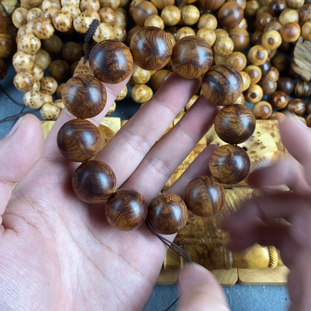 柏木（崖柏）手串/手链2.0妖孽乱纹瑕疵