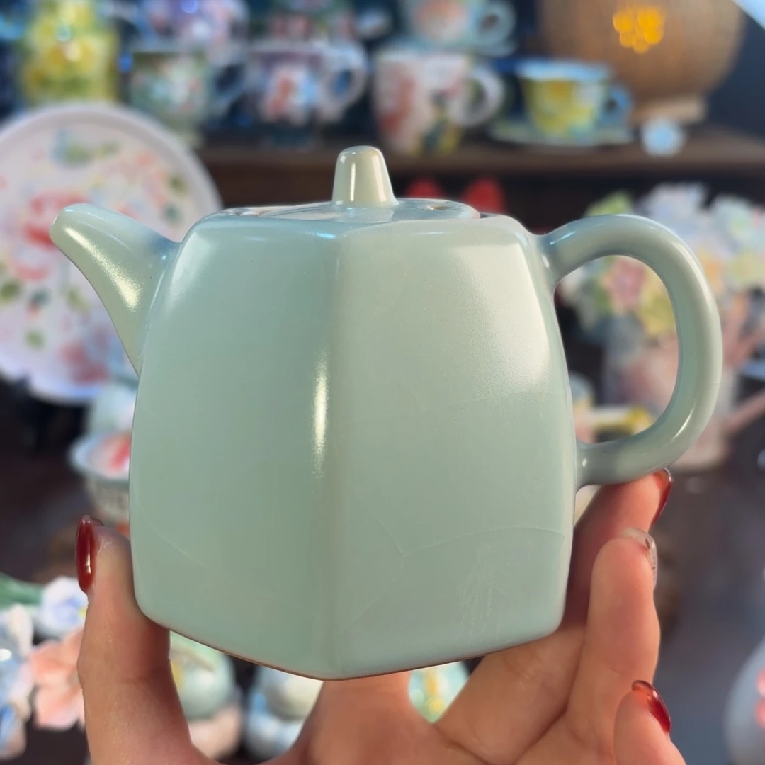 景德镇手绘高温釉下彩陶瓷茶具