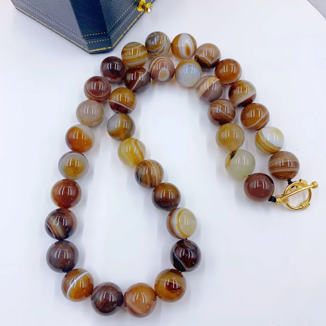 项链 2516  咖色珠珠项链多样性发货