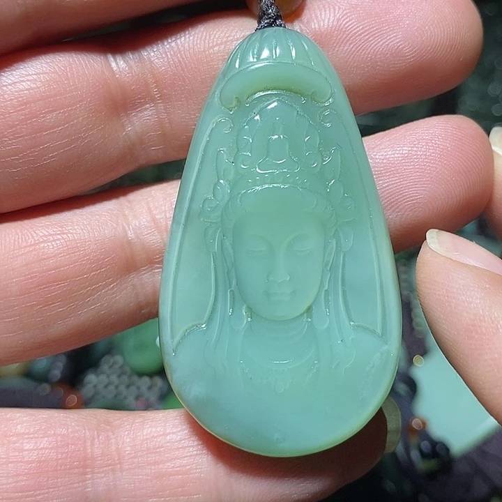 和田玉（糖玉）未镶嵌吊坠(不含链)
