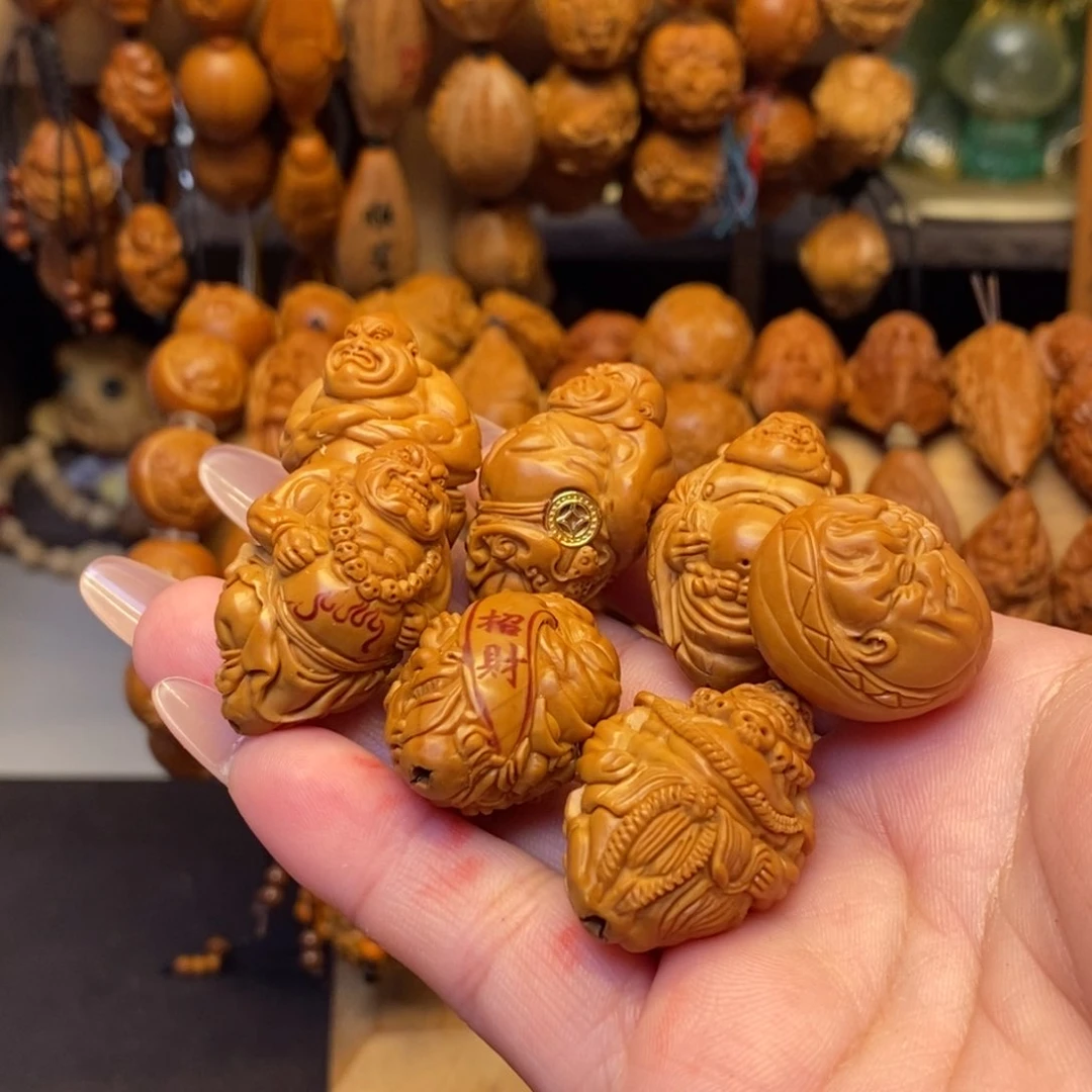 橄榄核手串/手链风****?山鬼恶僧