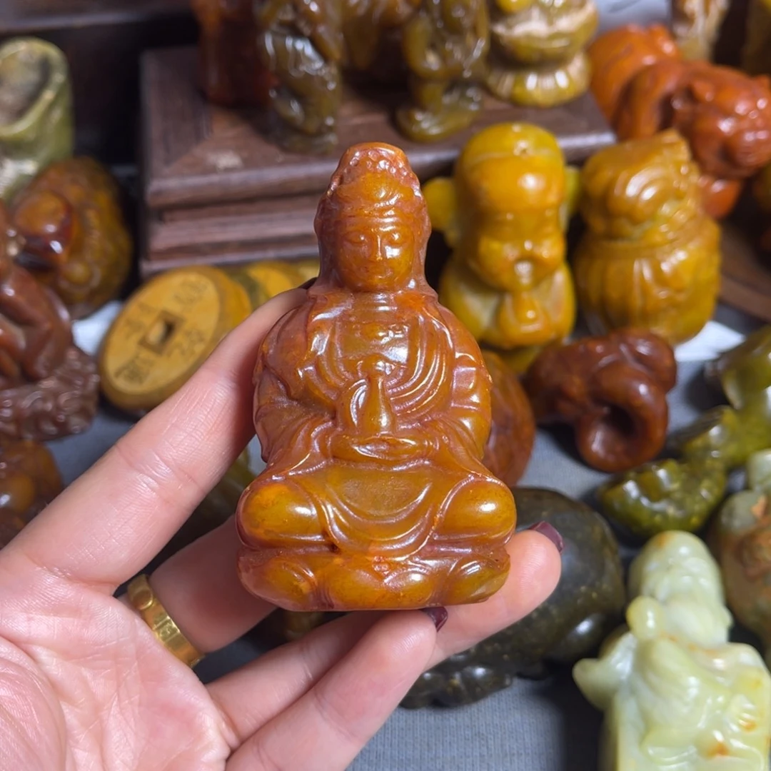 蛇纹石玉合金颈饰