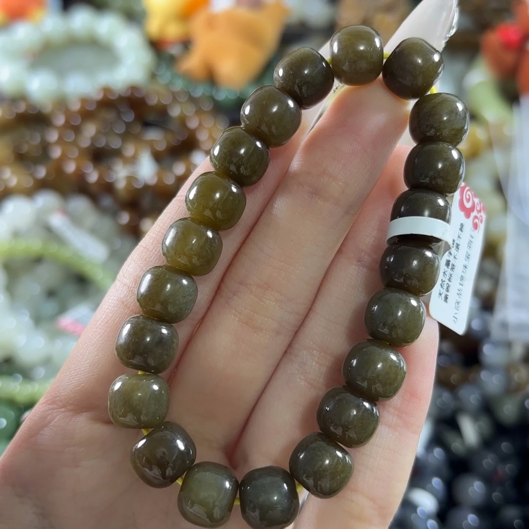 和田玉未镶嵌手链123