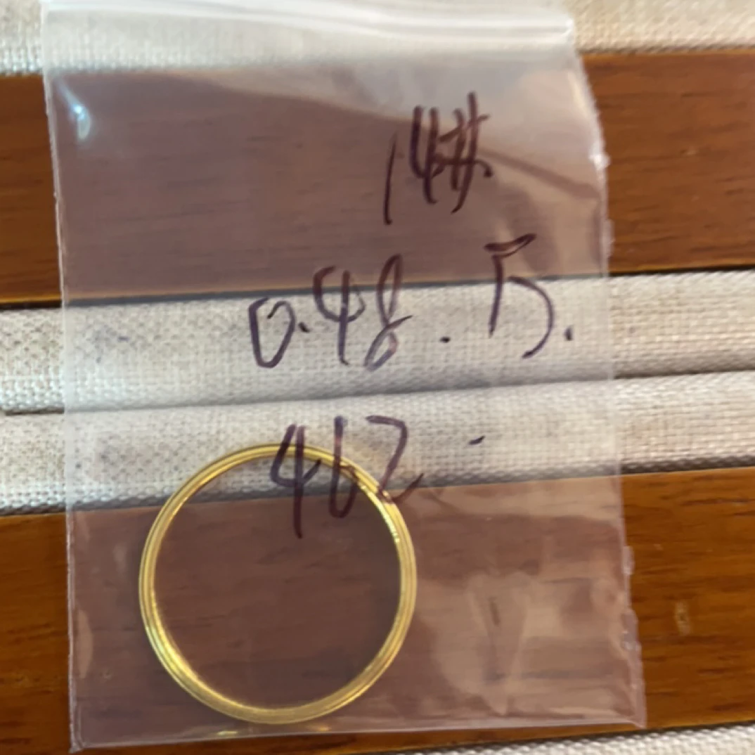 克重0.48 14号 万花筒戒指 足金999