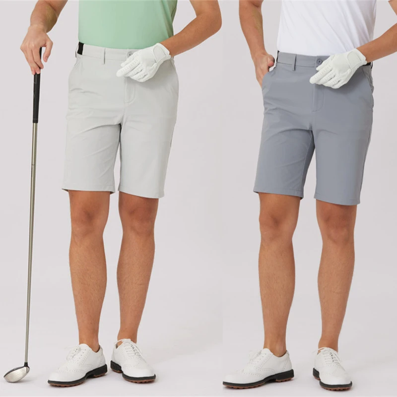 Azureway新款高尔夫男短裤透气速干弹力松紧腰五分裤子GOLF球裤服