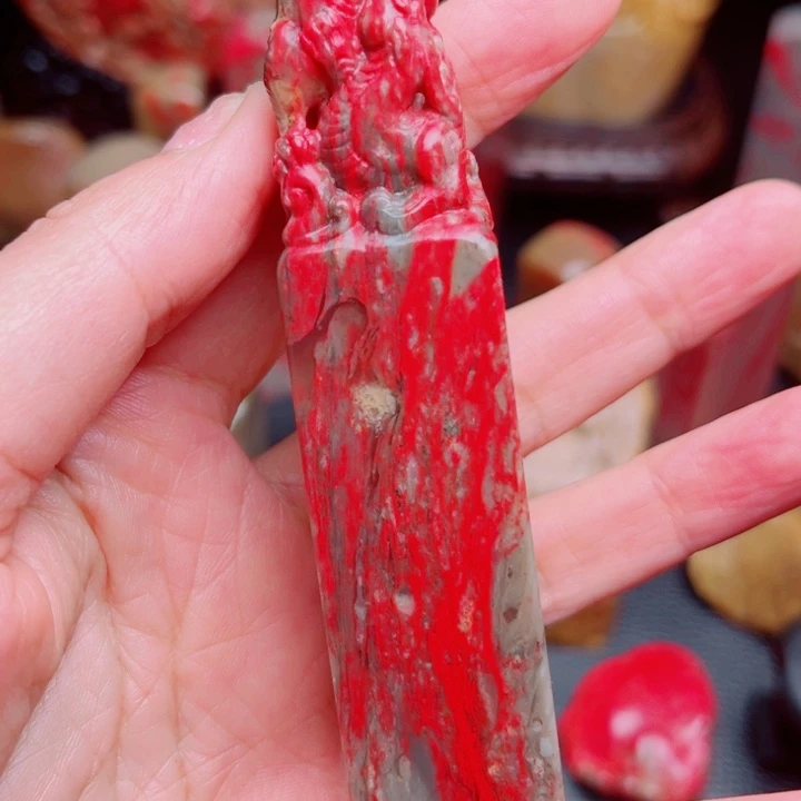 峰***哥昌化石昌化鸡血石精品印章