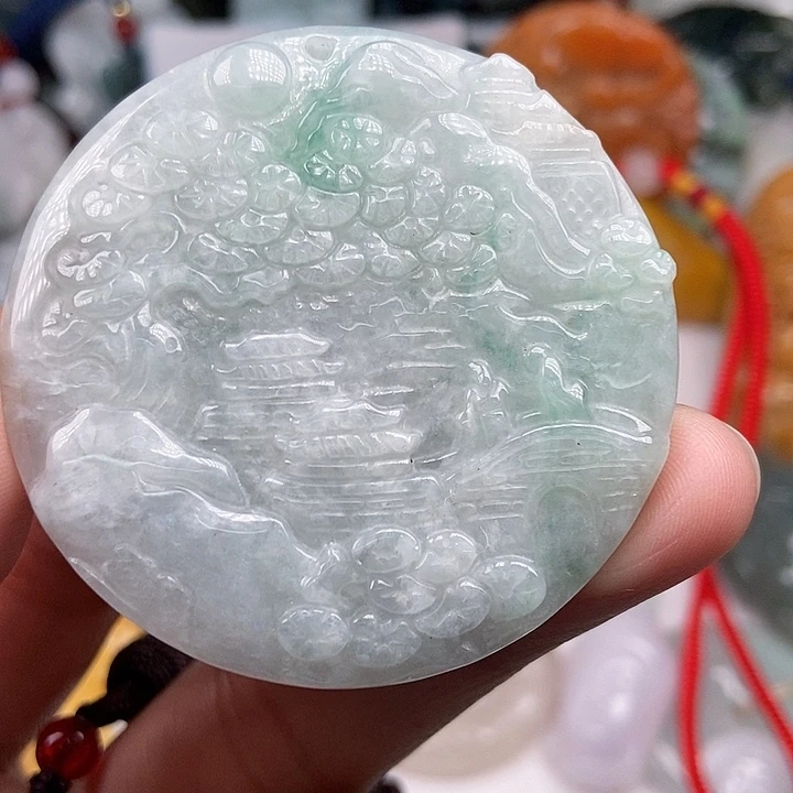未镶嵌挂件翡翠翡翠