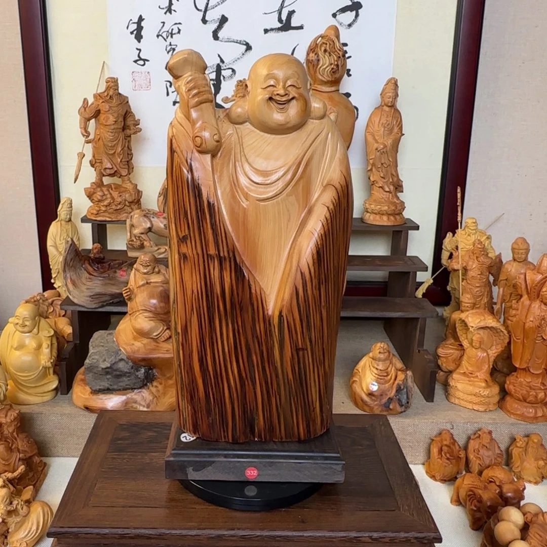 崖柏小木匠艺雕一物一拍