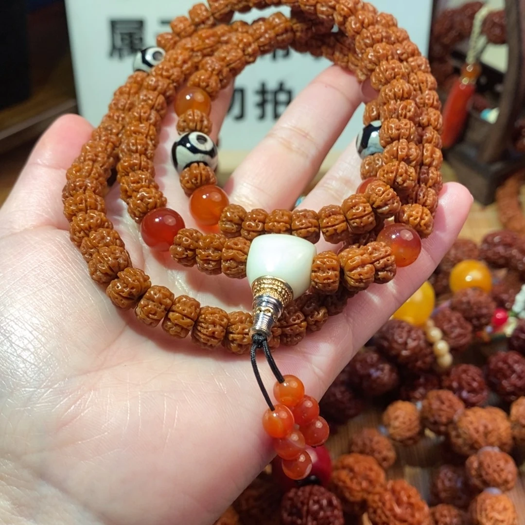 金刚菩提吊坠10-108无尘绿色配饰