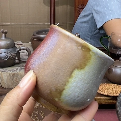 戬谷龙窑柴烧茶杯51