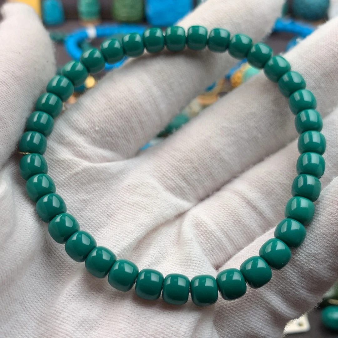 绿松石未镶嵌发饰6mm