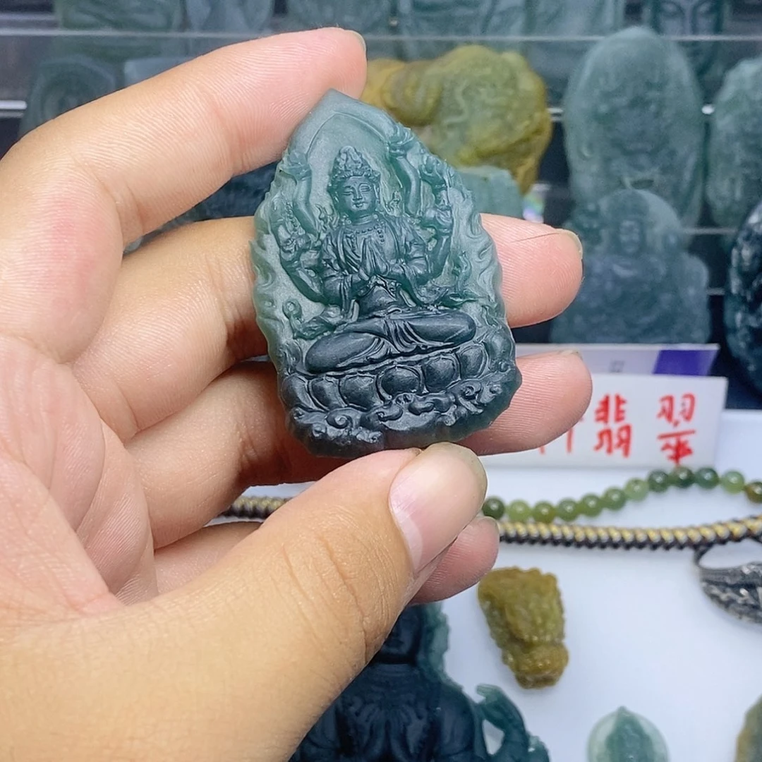 X****定制翡翠未镶嵌千手