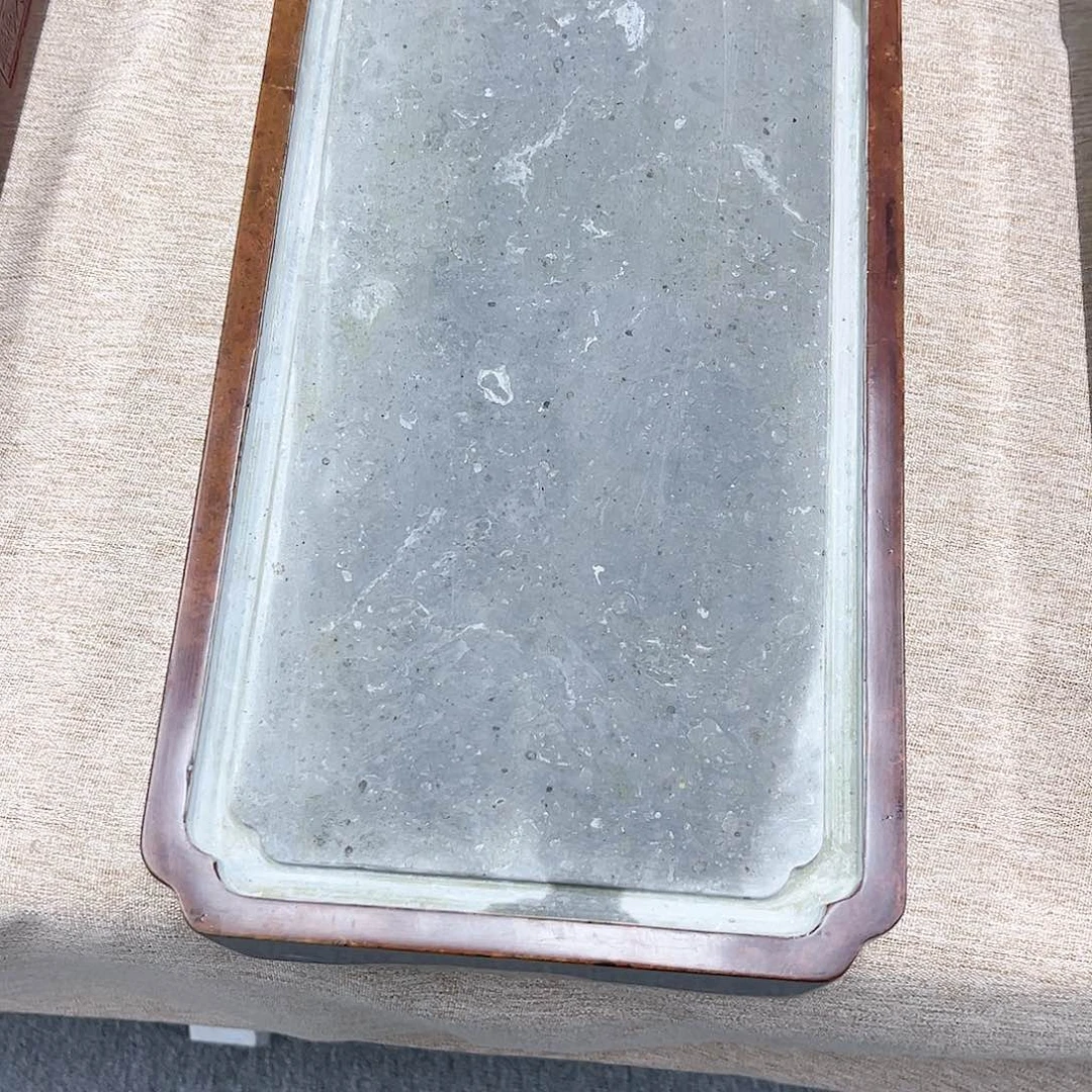 威*微瑕金砖茶盘茶具