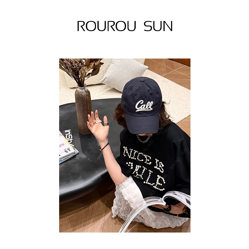 240032透气速干棒球帽街头潮牌立体字母刺绣鸭舌帽