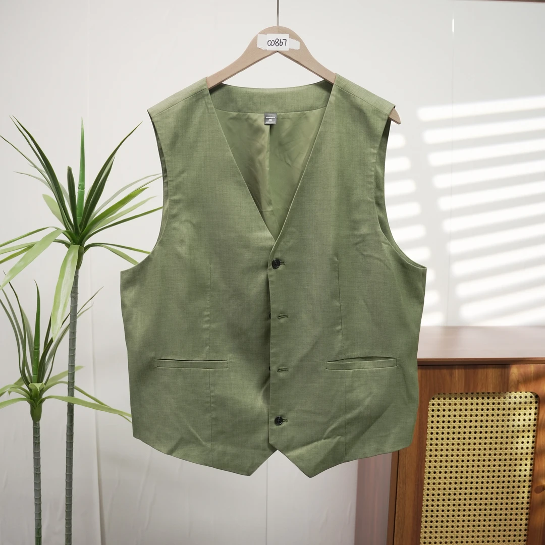 夏季凉爽纯色简约舒适马甲00867-C8-3
