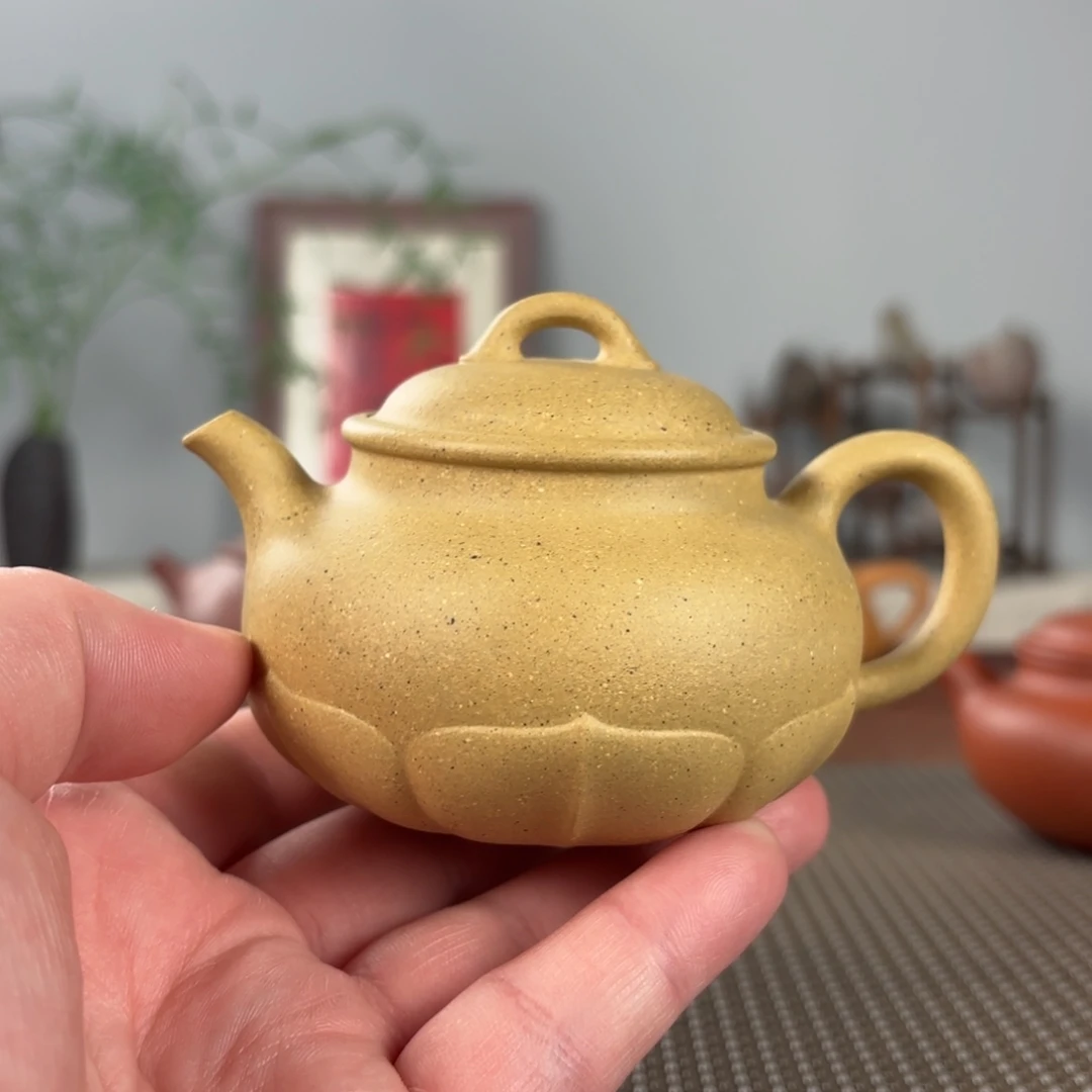 冰***丶茶壶紫砂微瑕黄龙山原矿紫砂壶