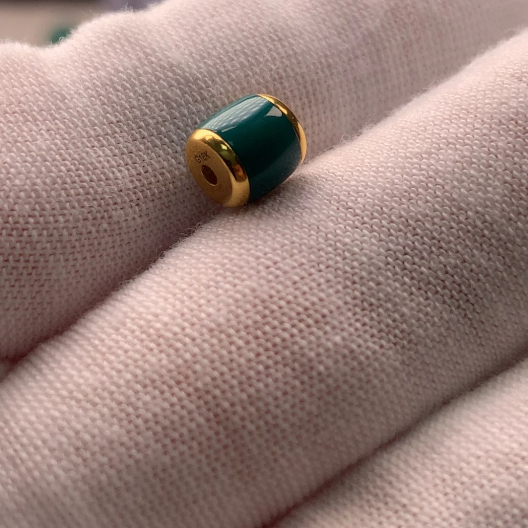 绿松石18K金镶嵌配饰