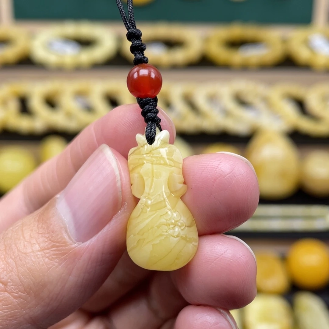 琥珀裸石未镶嵌琥珀蜜蜡