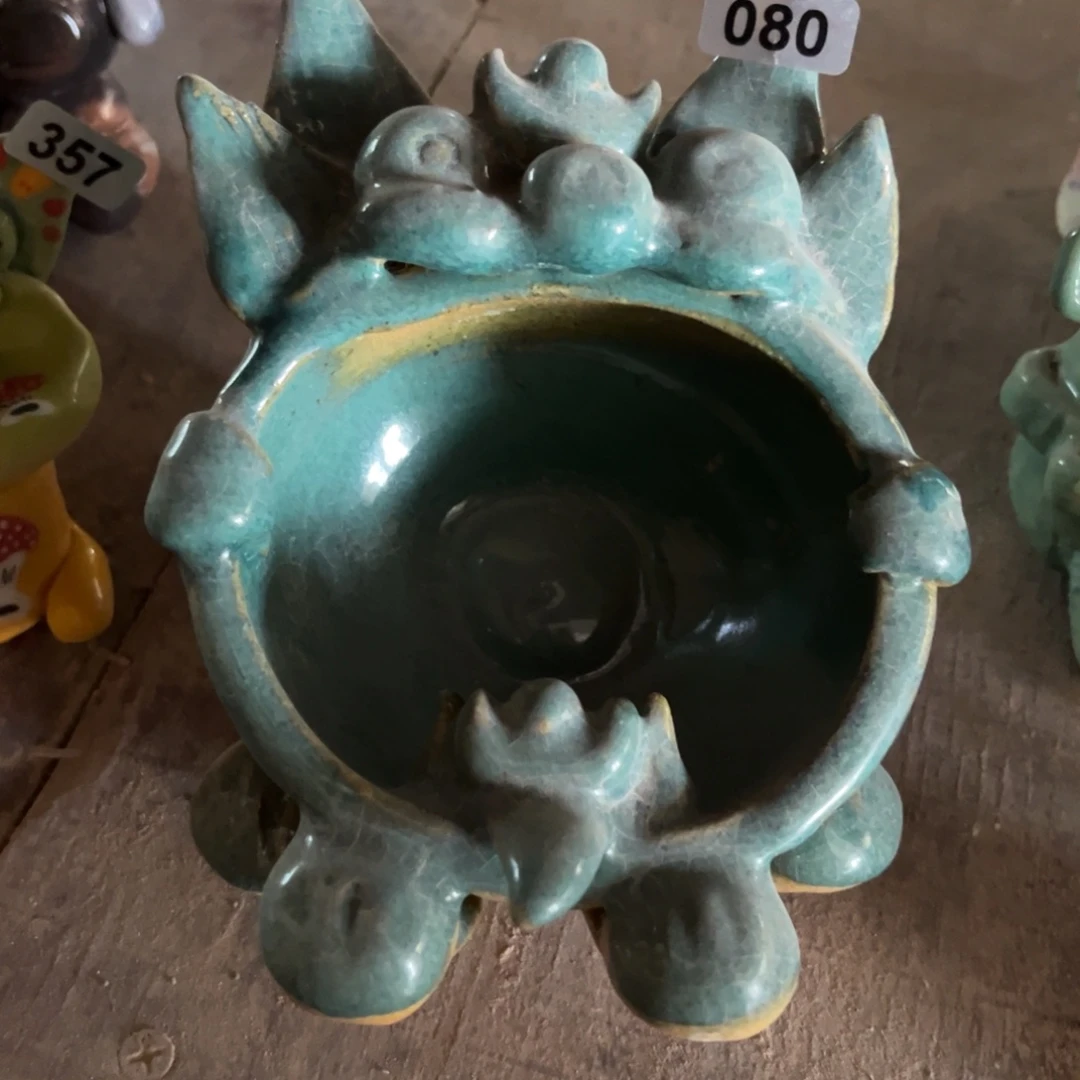 摆件纯手工抽象陶瓷摆件微瑕080