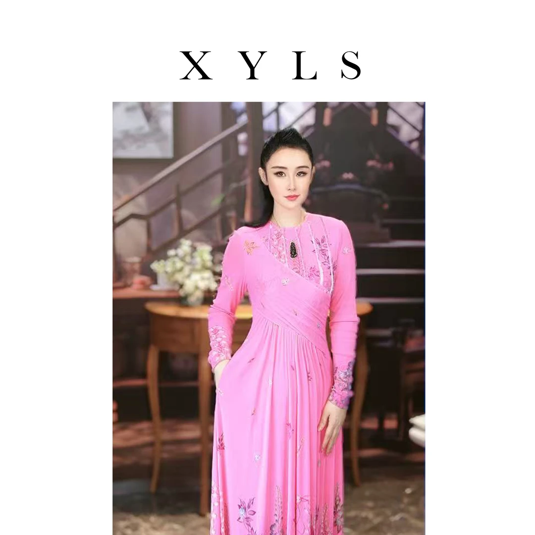 女装弹力网纱连衣裙T006565