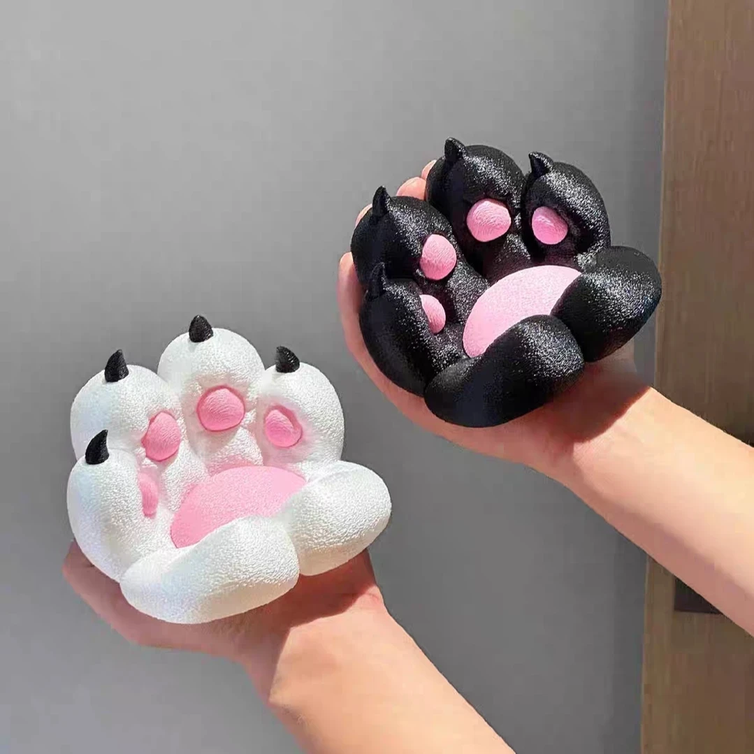 猫爪手机支架3D打印桌面平板家用办公室宿舍多用可爱创意车挂件