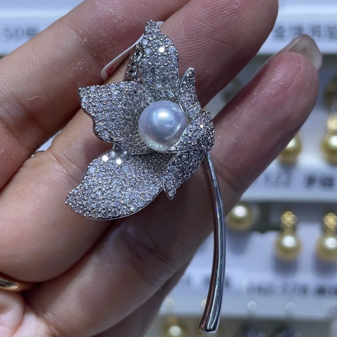 海水珍珠胸饰未镶嵌澳白