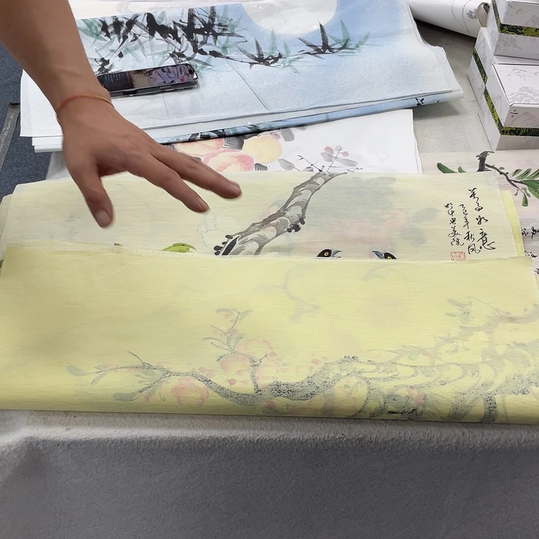国画纯手绘字画宣纸