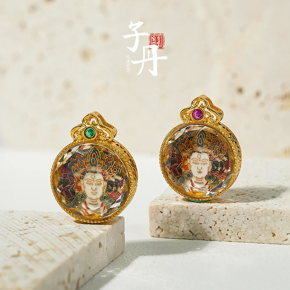 【小乔】18K摩利支天吊坠（多样性发/发一个）I5-111