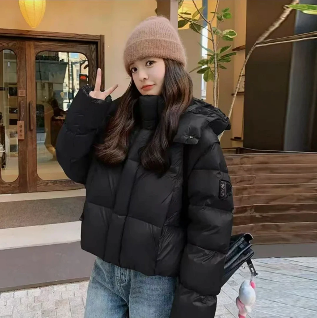 【魔方羽绒服】索尼尔保羅冬季加绒加厚泡芙短款外套女装9522[W]