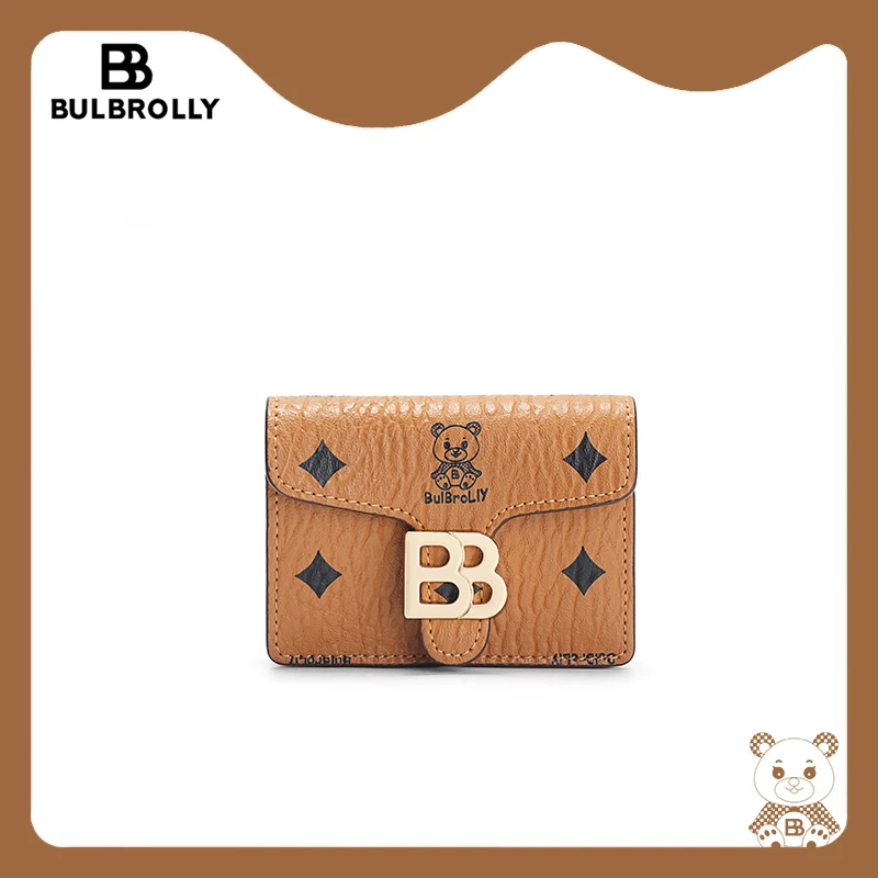 【羽乔专属】BULBROLLY芭芘熊翻盖卡包